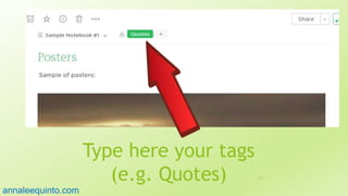 Type here your tags
(e.g. Quotes) 74
annaleequinto.com
 