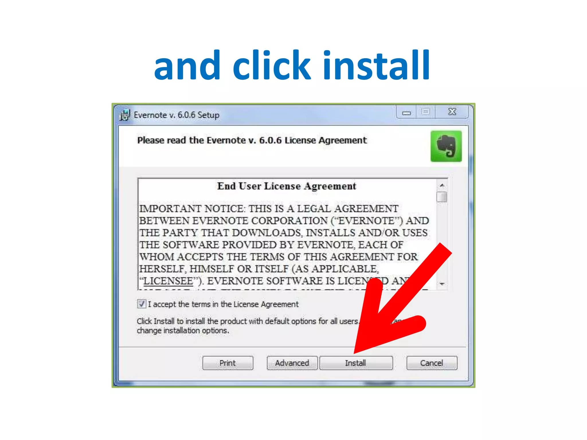 and click install
 