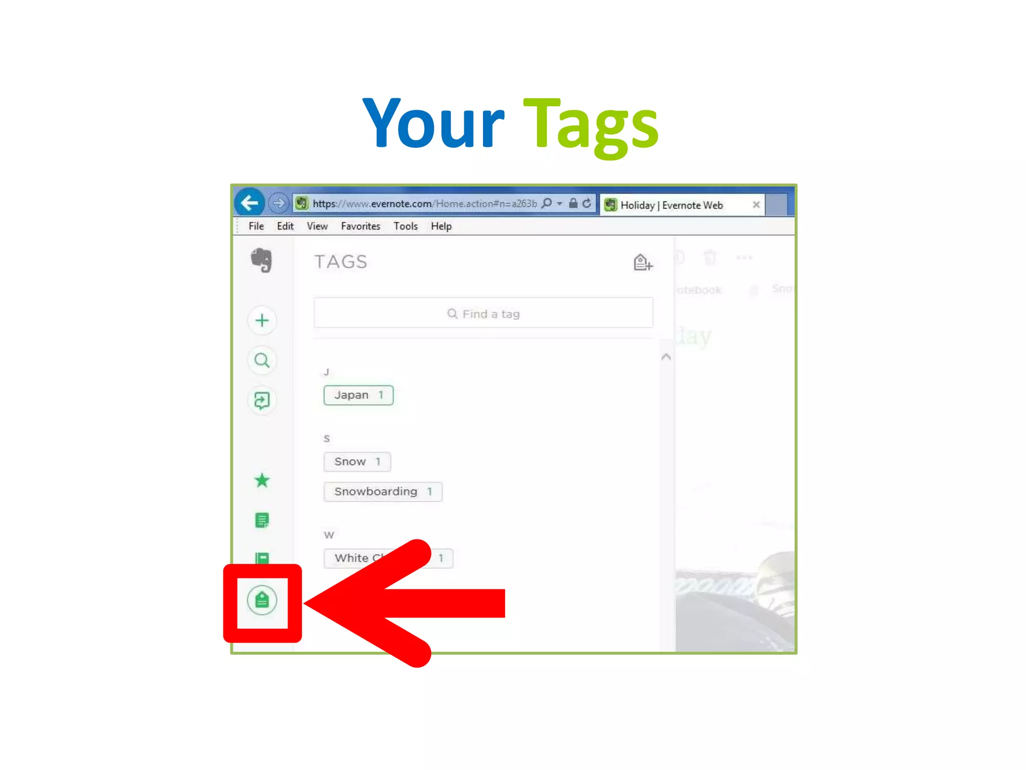 Your Tags
 