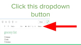 Click this dropdown
button
 