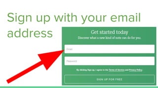 Sign up with your email
address
 