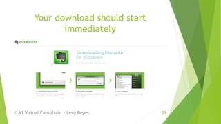 Your download should start
immediately
© A1 Virtual Consultant - Levy Reyes 29
 