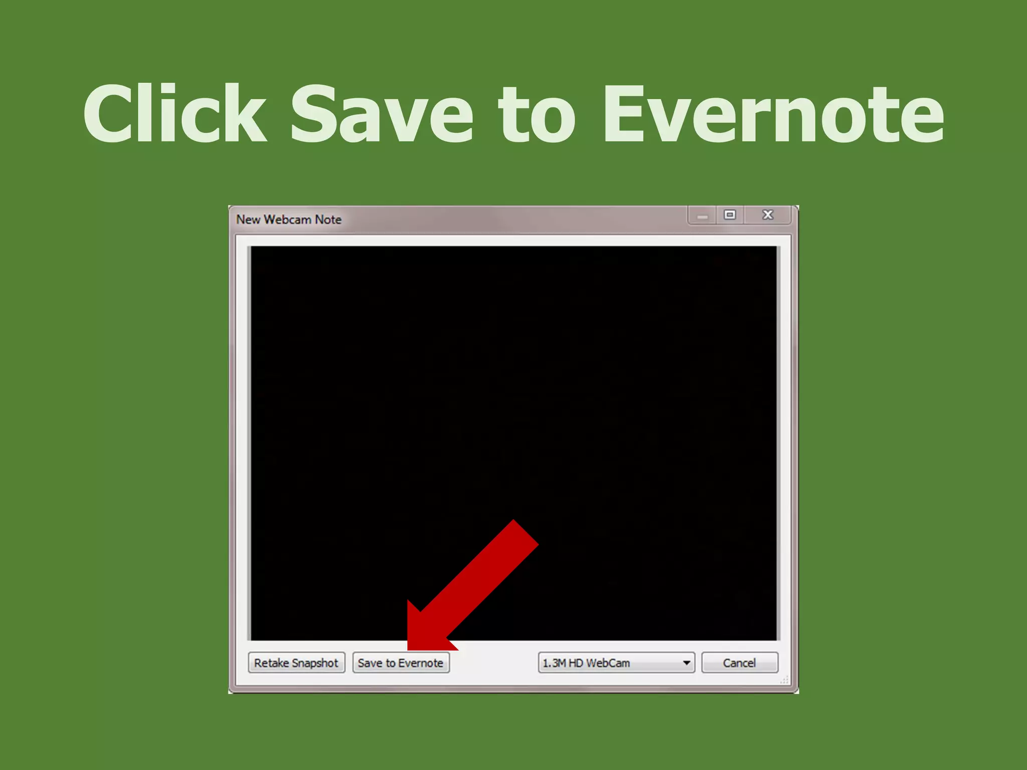 Click Save to Evernote
 