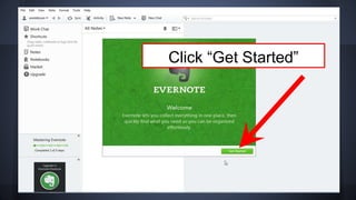 Click “Get Started”
 