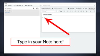 Type in your Note here!
 