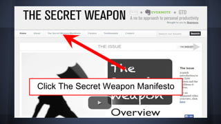 Click The Secret Weapon Manifesto
 