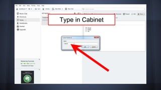 Type in Cabinet
 