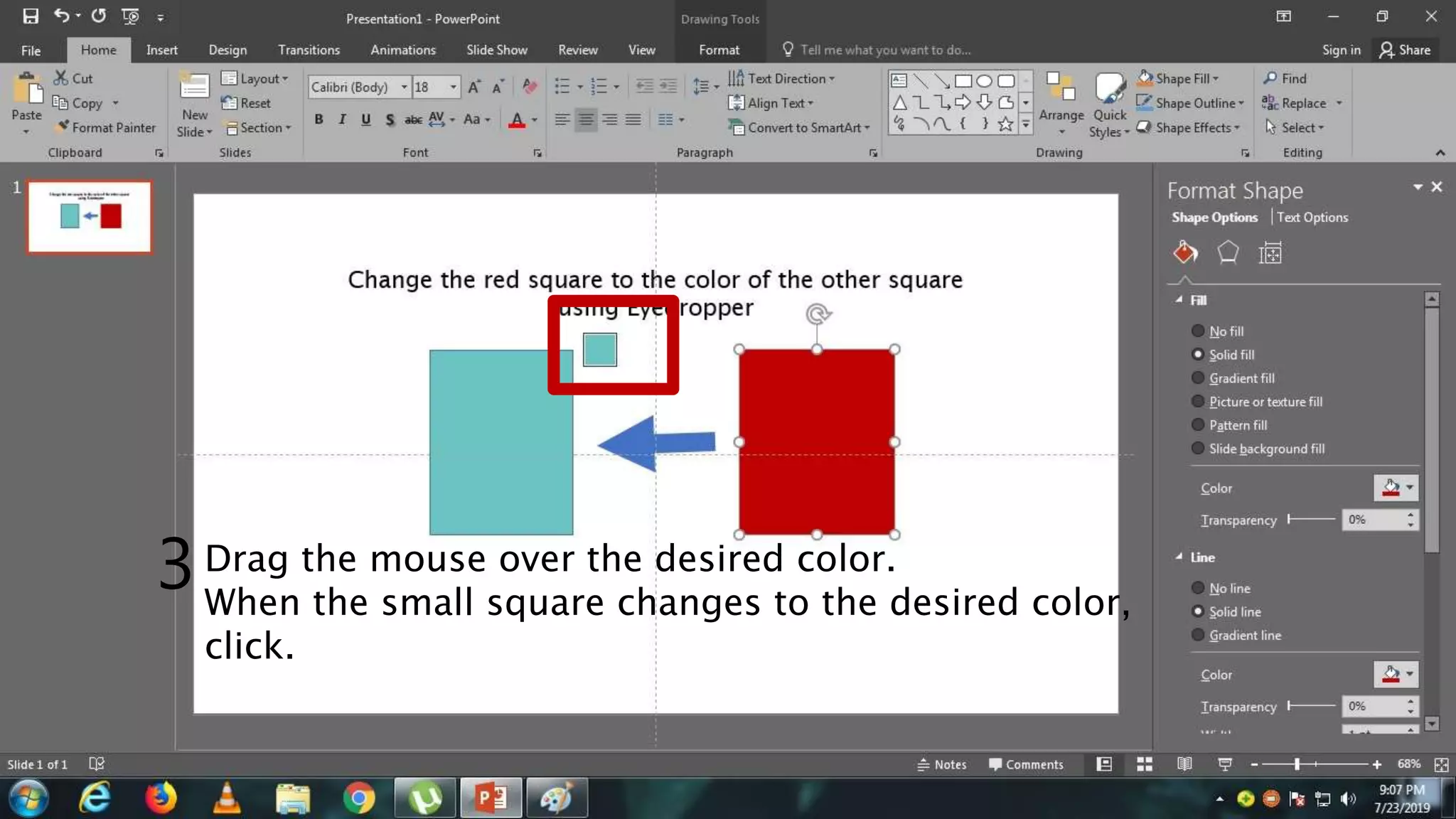 How to Use Eyedropper | PPTX