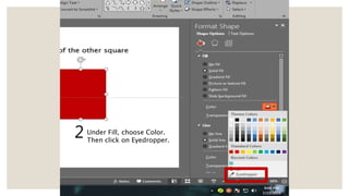 How to Use Eyedropper | PPTX