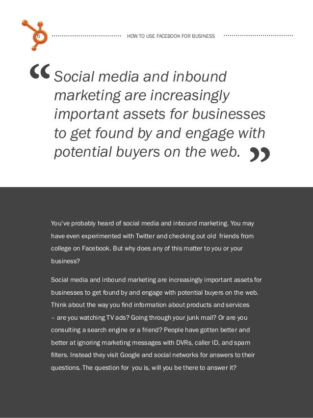 How to use facebook for business an introductory guide