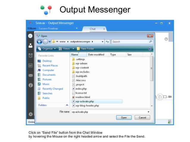 file transfer problem in ip messenger