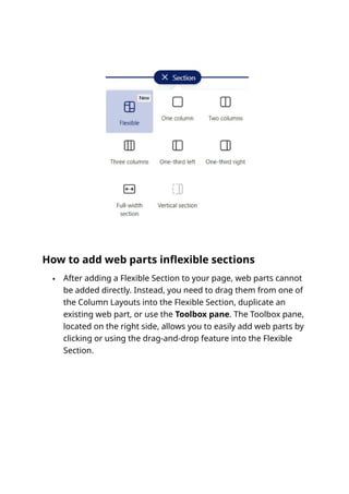 How to use flexible sections in SharePoint pages.docx