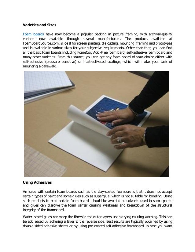 How to Use Foam Boards