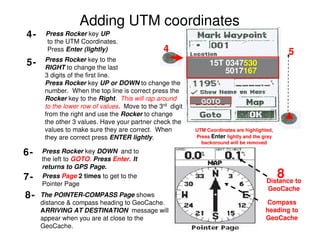 How to use garmin72 gps | PDF