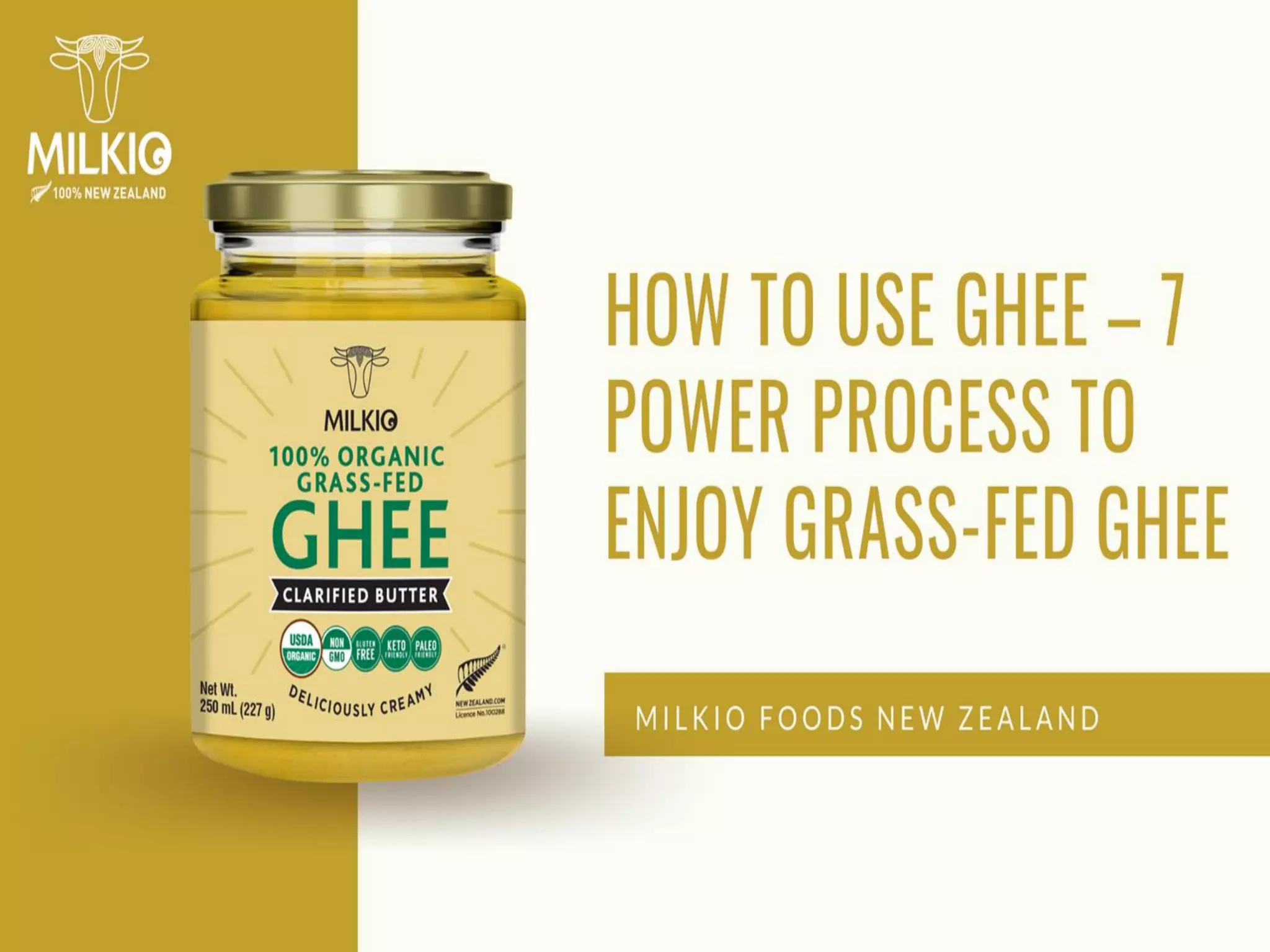 How to use ghee PPT
