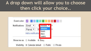 How to use google calendar | PPTX
