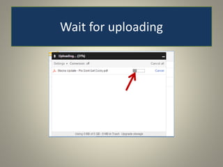 Wait for uploading
 
