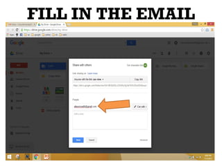 FILL IN THE EMAIL
 