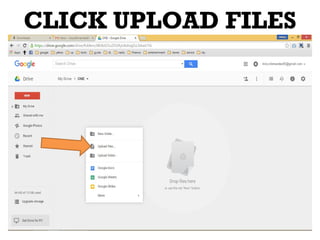 CLICK UPLOAD FILES
 