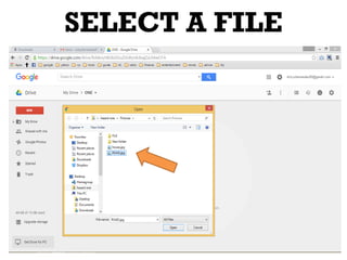 SELECT A FILE
 
