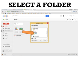 SELECT A FOLDER
 