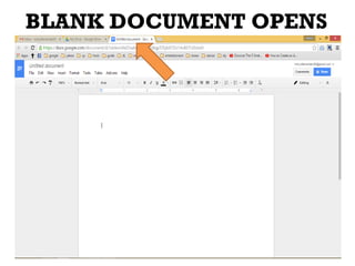 BLANK DOCUMENT OPENS
 