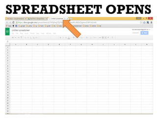 SPREADSHEET OPENS
 