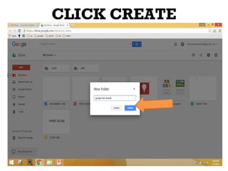 CLICK CREATE
 