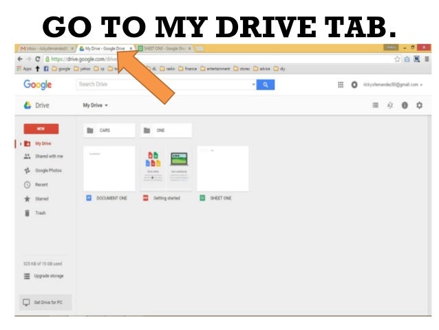 how to use google drive