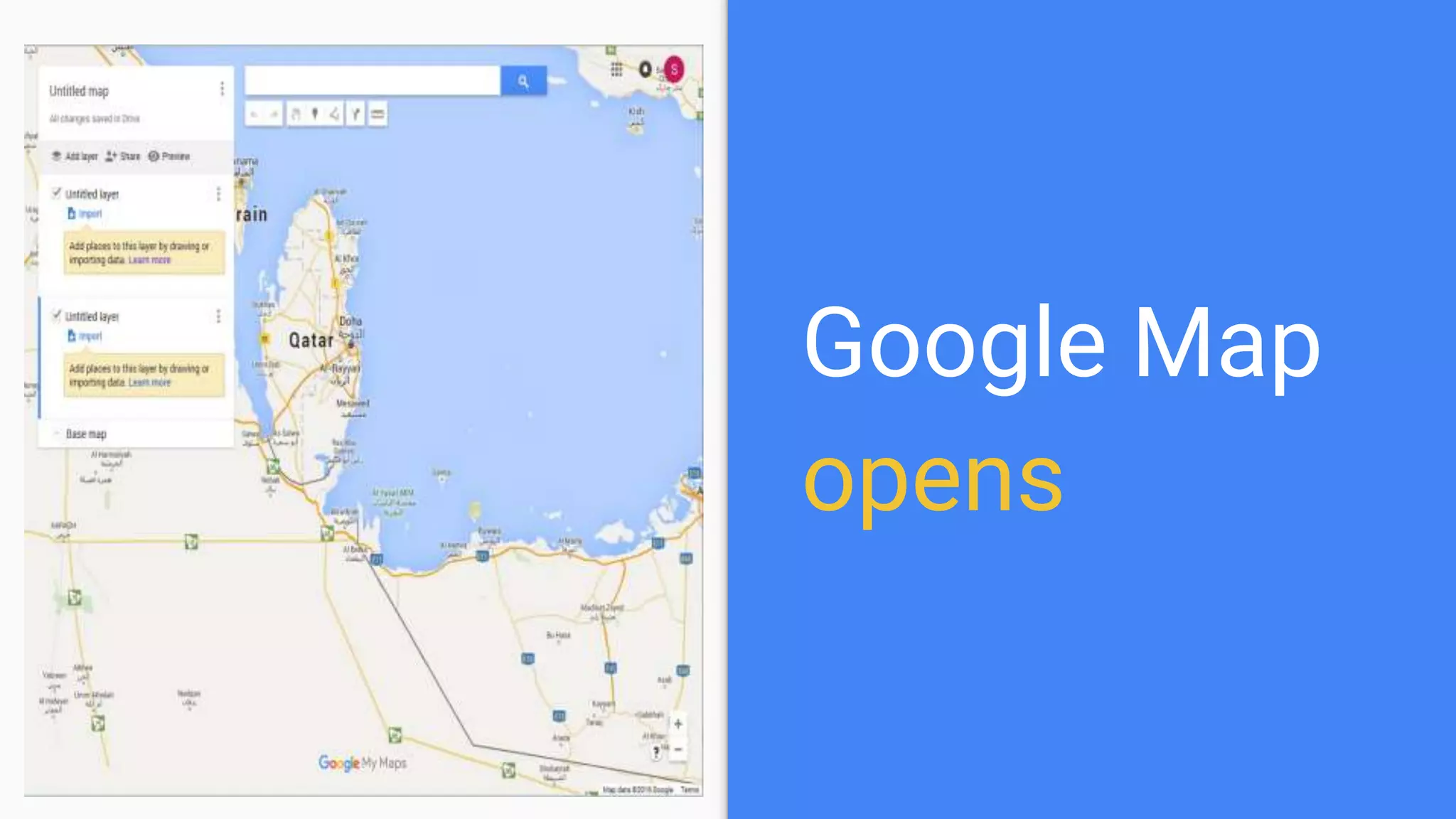 Google Map
opens
 
