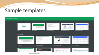 How to use google forms, sheets, & slides | PPTX