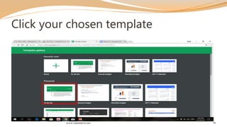How to use google forms, sheets, & slides | PPTX