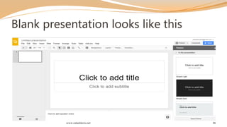 How to use google forms, sheets, & slides | PPTX