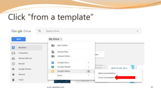 How to use google forms, sheets, & slides | PPTX