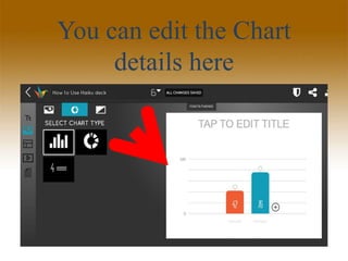 You can edit the Chart
details here
 