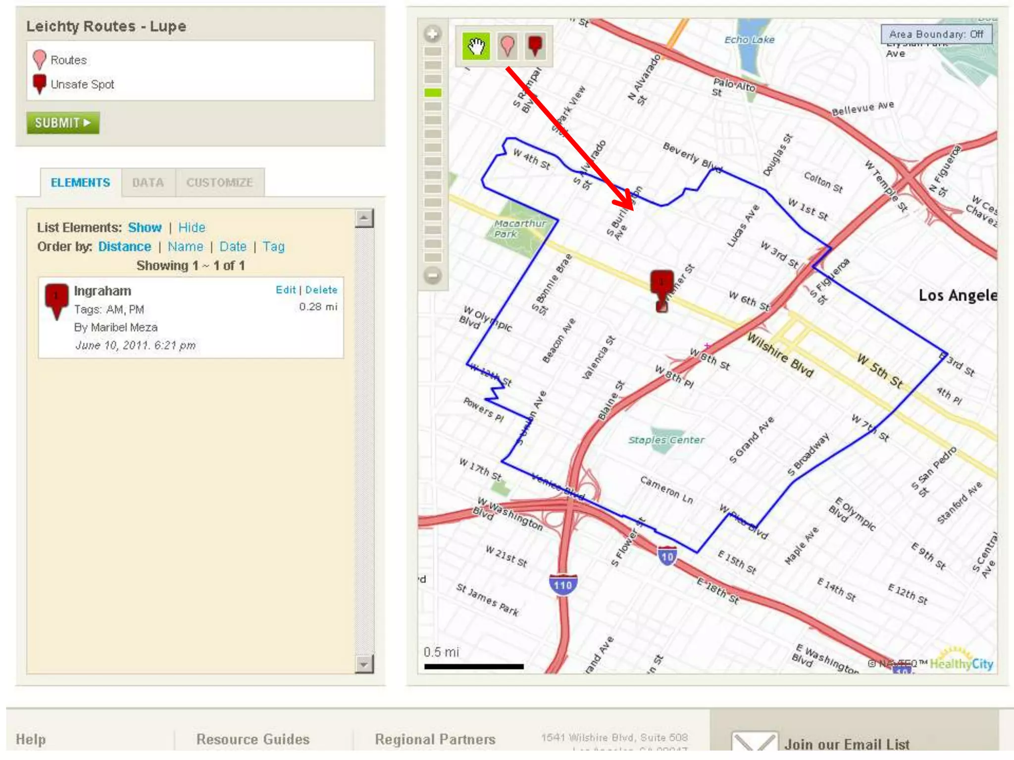 Click on Create a Live Map