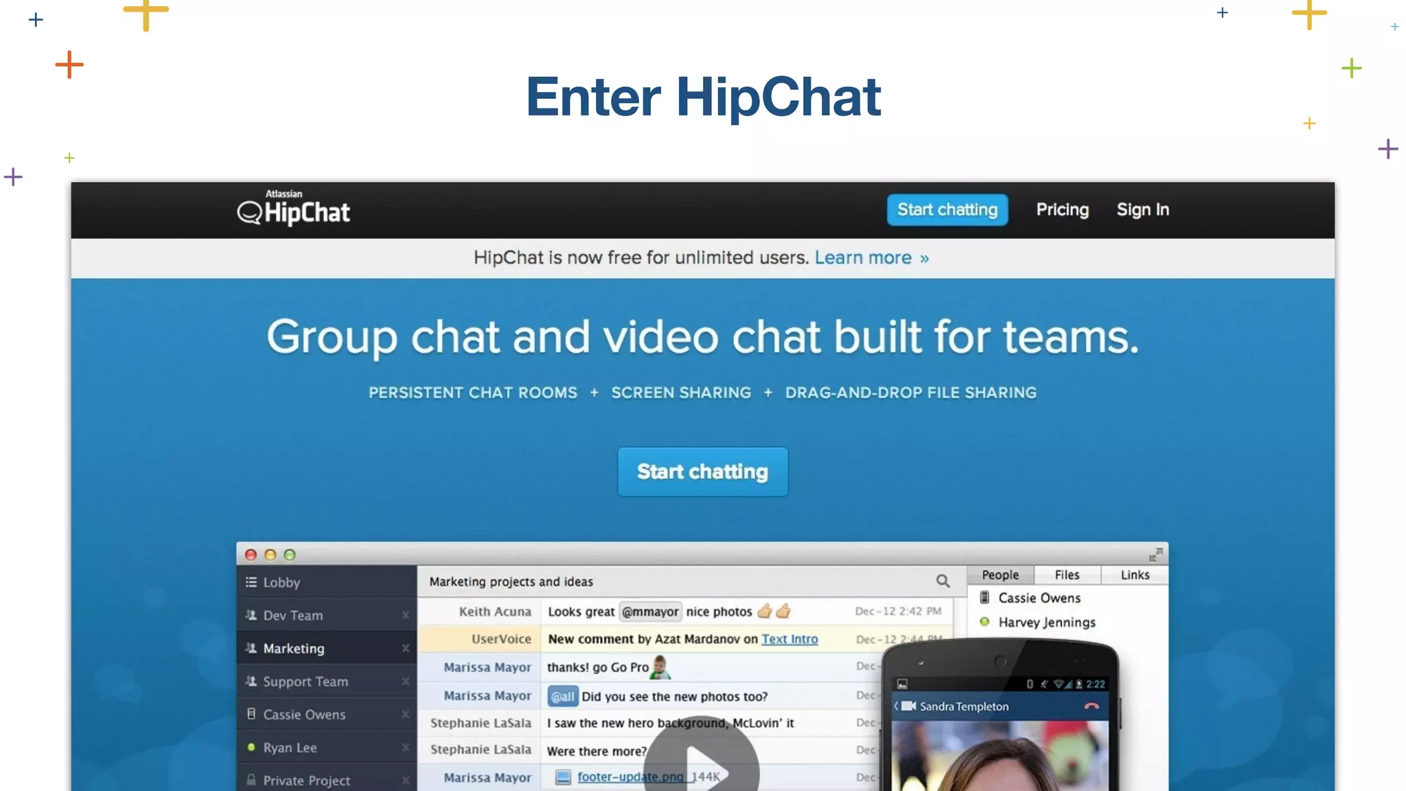 Enter HipChat