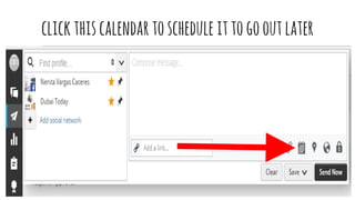 clickthiscalendartoschedule ittogooutlater
 