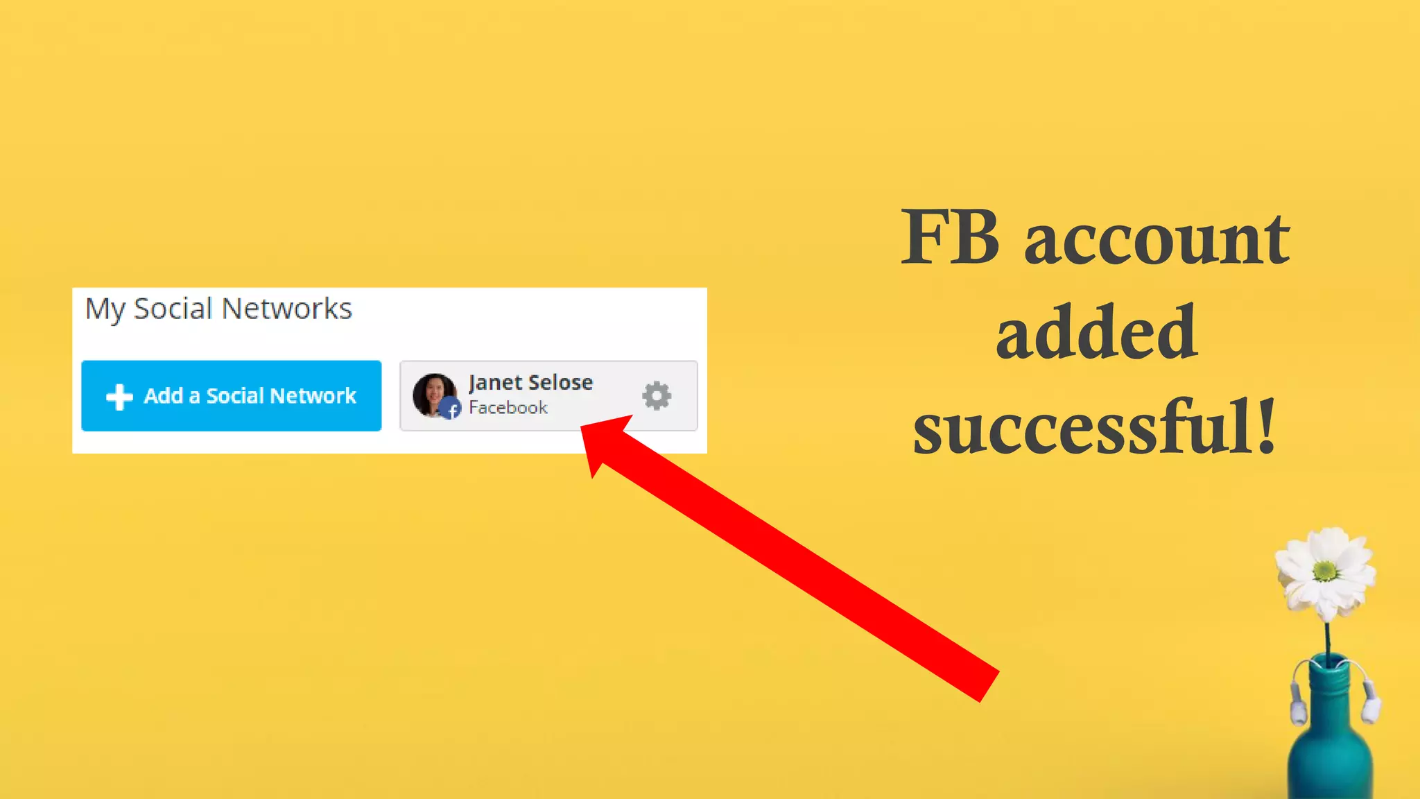 FB account
added
successful!
 