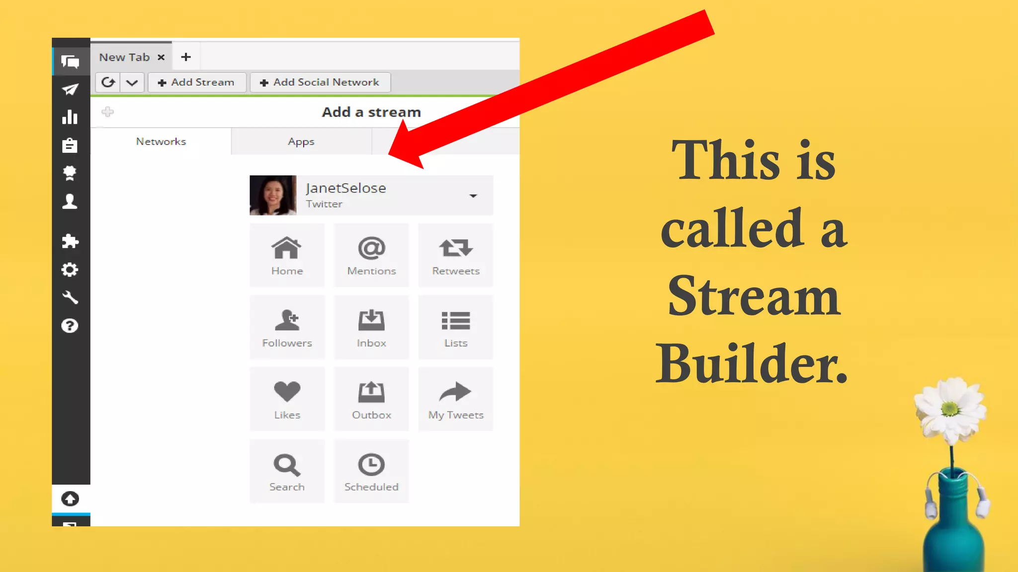 This is
called a
Stream
Builder.
 