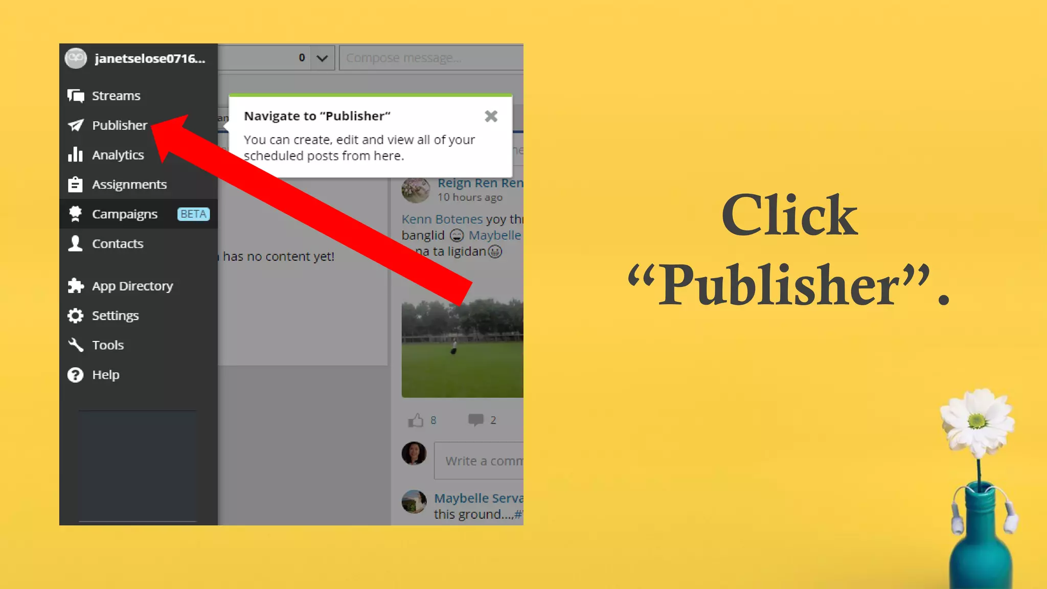 Click
“Publisher”.
 