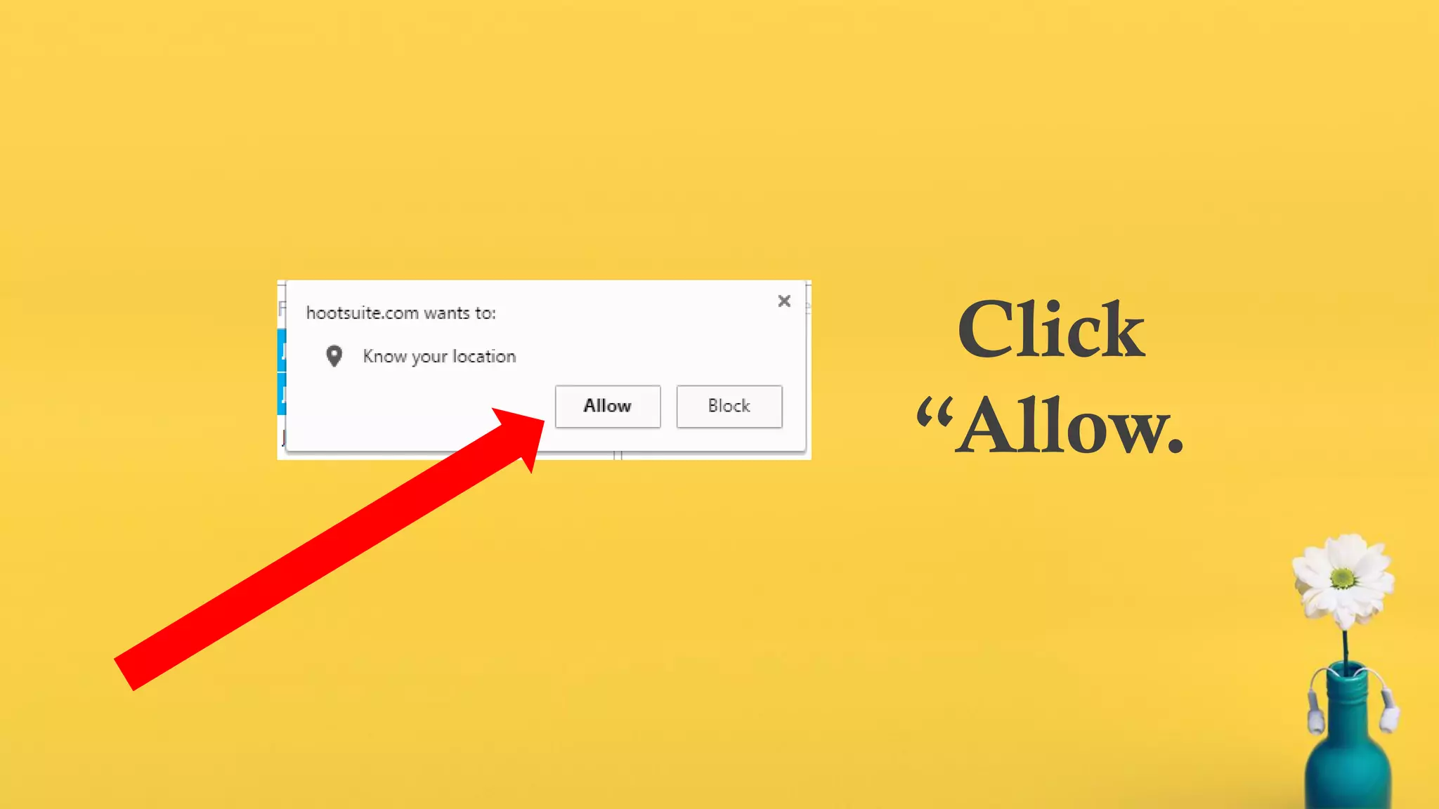 Click
“Allow.
 