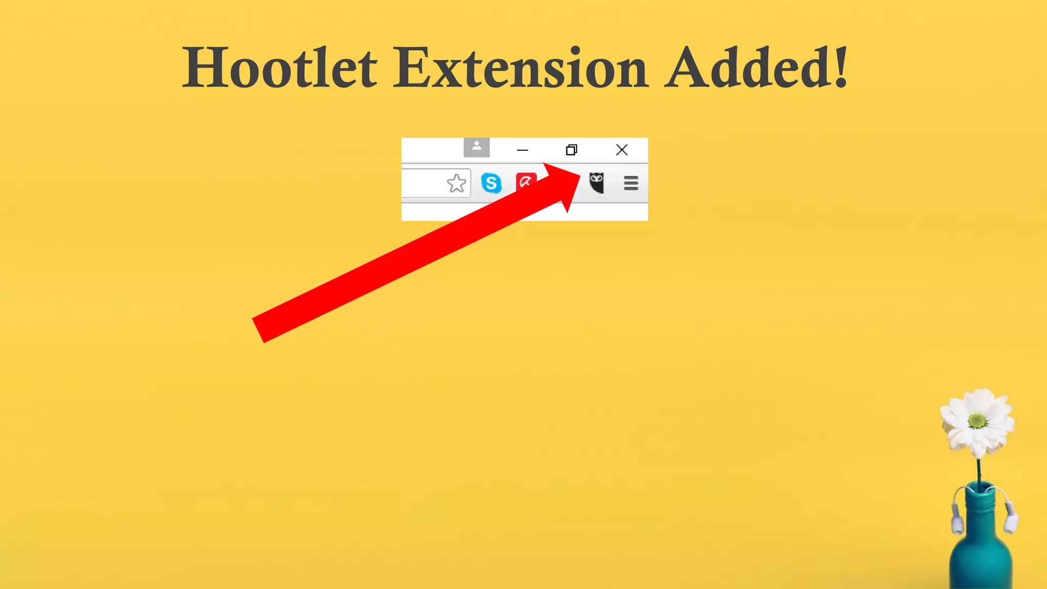 Hootlet Extension Added!
 