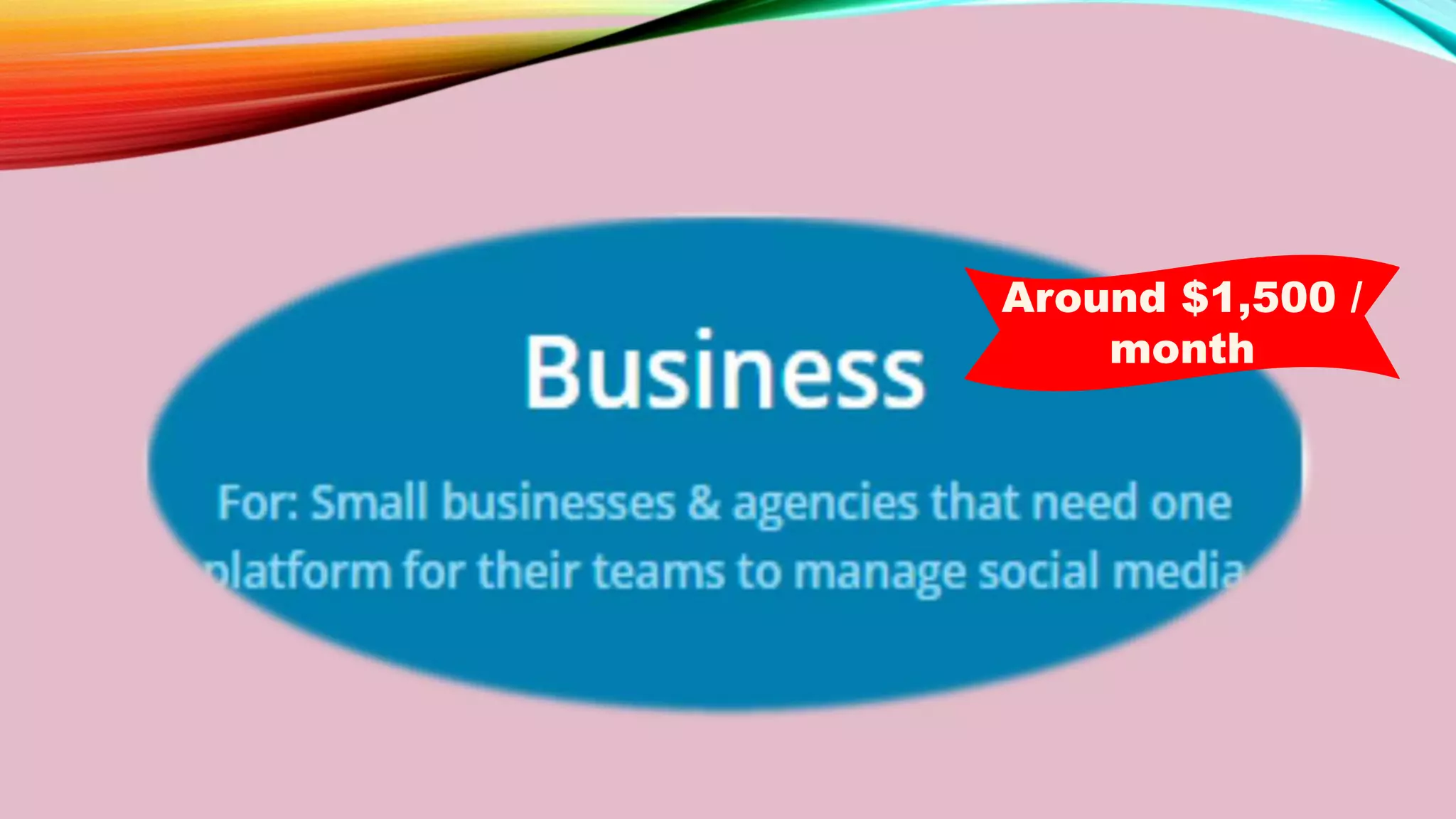 Around $1,500 /
month
 