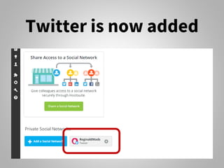 Twitter is now added
 