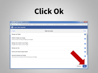 Click Ok
 