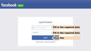 Fill in the required data
Fill in the required data
Click this
 