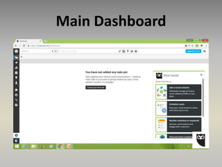 Main Dashboard
 