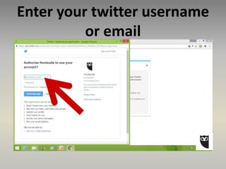 Enter your twitter username
or email
 