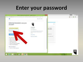 Enter your password
 